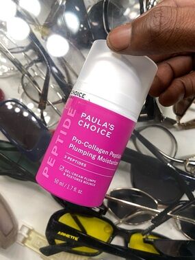 Paula's Choice Pro-Collagen Peptide Plumping Moisturizer — Bright Pink & White